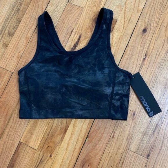 mono b sports bra size s nwt black - Picture 1 of 4